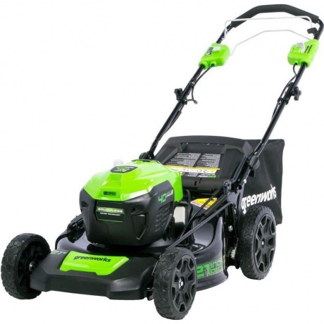 Газонокосилка роторная Greenworks GD40LM46SPK4 (2506807UB) - фото 17