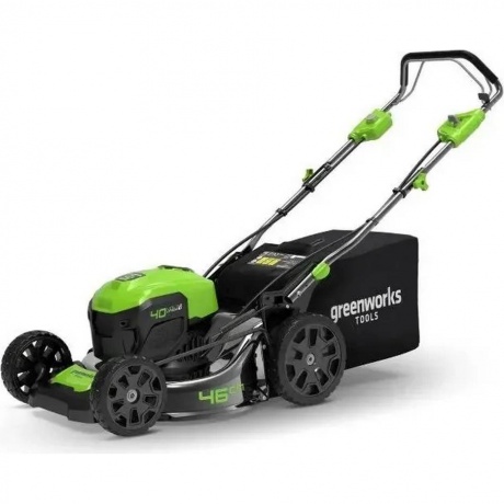 Газонокосилка роторная Greenworks GD40LM46SPK4 (2506807UB) - фото 7