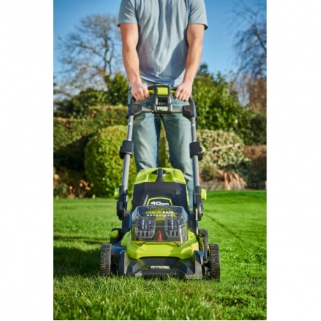 Газонокосилка бесщеточная Ryobi ONE+ RY18LMX40B-0 5133005479 - фото 12