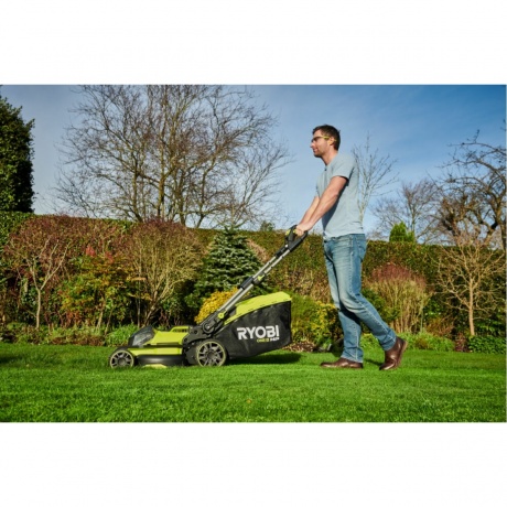 Газонокосилка бесщеточная Ryobi ONE+ RY18LMX40B-0 5133005479 - фото 13