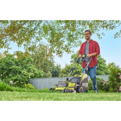 Газонокосилка бесщеточная Ryobi ONE+ RY18LMX40B-0 5133005479 - фото 8