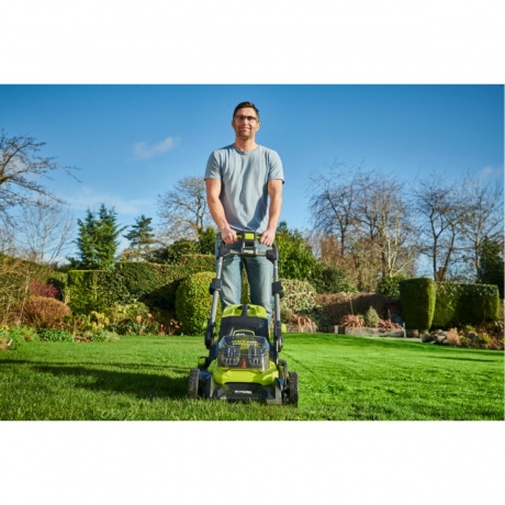 Газонокосилка бесщеточная Ryobi ONE+ RY18LMX40B-0 5133005479 - фото 10