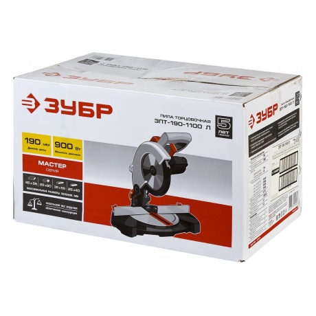 Пила торцовочная Зубр ЗПТ-190-1100 Л - фото 10