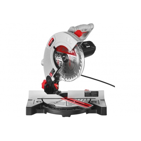 Пила торцовочная Зубр ЗПТ-210-1400 Л - фото 7