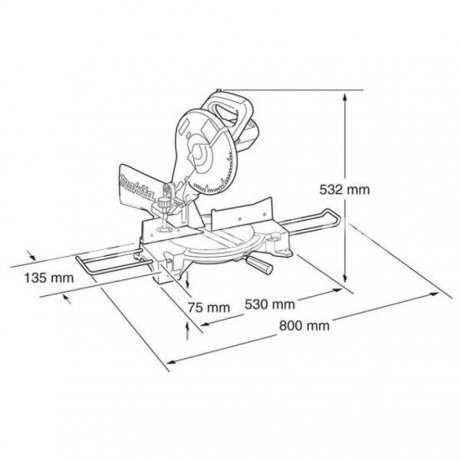 Пила торцовочная Makita LS 1040 - фото 5
