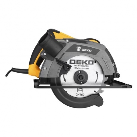 Дисковая (циркулярная) пила DEKO DKCS1500-160 1500Вт, 160мм диск - фото 2