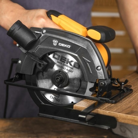 Дисковая (циркулярная) пила DEKO DKCS1500-160 1500Вт, 160мм диск - фото 6