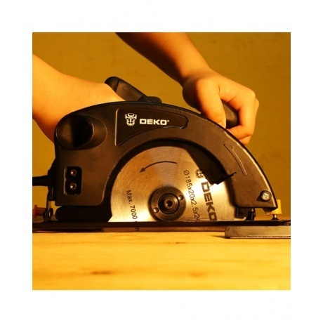 Дисковая (циркулярная) пила DEKO DKCS1800 1800Вт, 185мм диск - фото 5