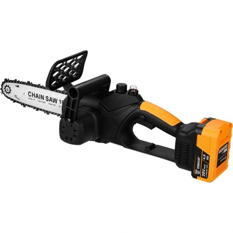 Пила цепная аккумуляторная бесщеточная DEKO DKCHS 20, 10", 20В, 1x4.0Ач, з/у - фото 11