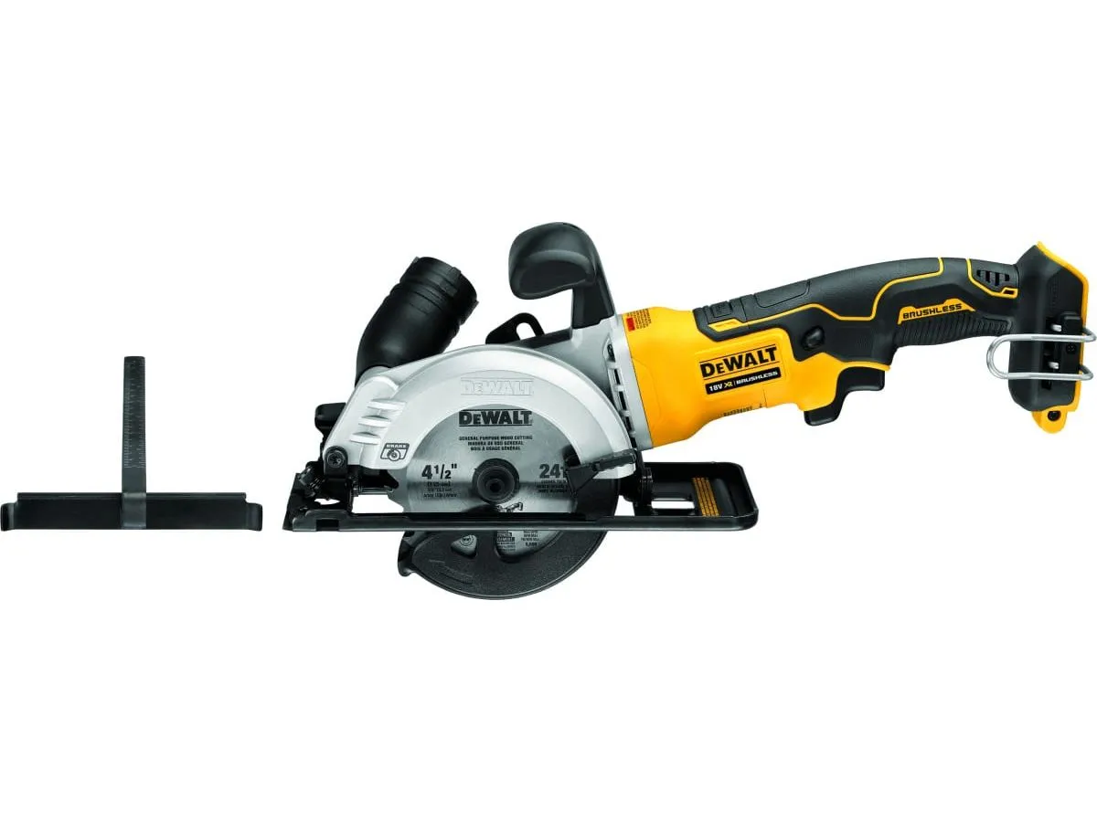 Мини циркулярная  аккумуляторная ручная пила DCS571N, 18 В, 115 мм  DCS571N-XJ  DeWalt - фото 4