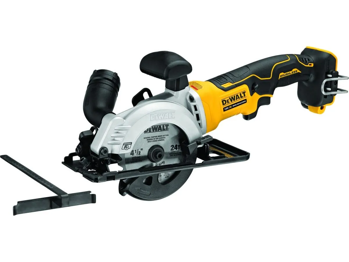Мини циркулярная  аккумуляторная ручная пила DCS571N, 18 В, 115 мм  DCS571N-XJ  DeWalt - фото 6