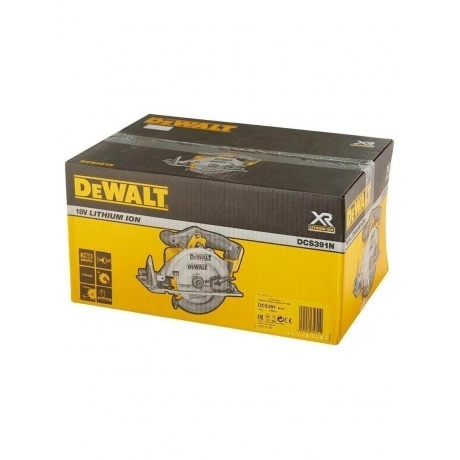 Циркулярная пила (дисковая) DeWalt DCS391N (ручная) D диска.:165мм - фото 22
