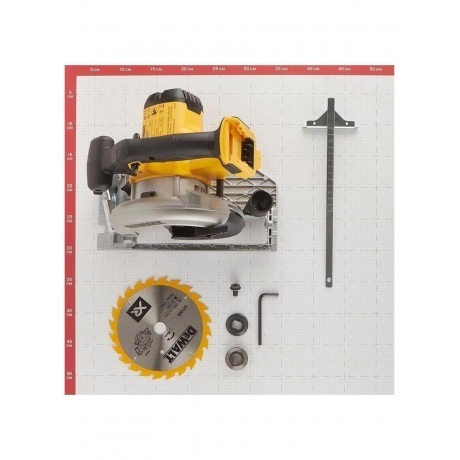Циркулярная пила (дисковая) DeWalt DCS391N (ручная) D диска.:165мм - фото 23