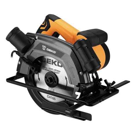 Дисковая (циркулярная) пила DEKO CS1250-D, 1250Вт, 165мм диск - фото 2
