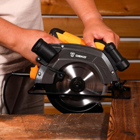Дисковая (циркулярная) пила DEKO CS1250-D, 1250Вт, 165мм диск - фото 8
