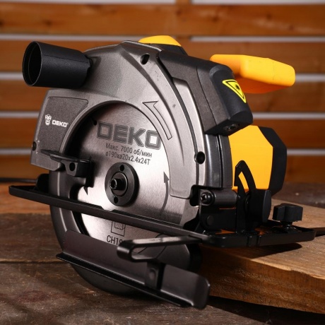 Дисковая (циркулярная) пила DEKO CS1800-D, 1800Вт, 190мм диск - фото 7