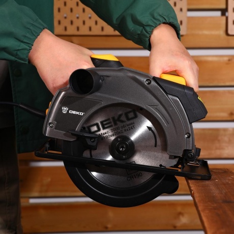 Дисковая (циркулярная) пила DEKO CS1800-D, 1800Вт, 190мм диск - фото 8