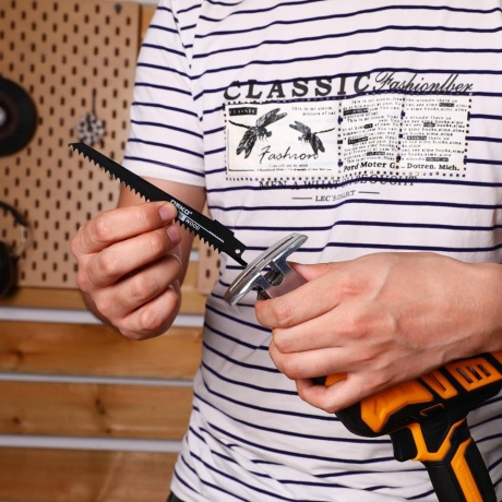 Сабельная пила аккумуляторная DEKO DKRS20-Li, 20В, 1x3.0Ач - фото 6