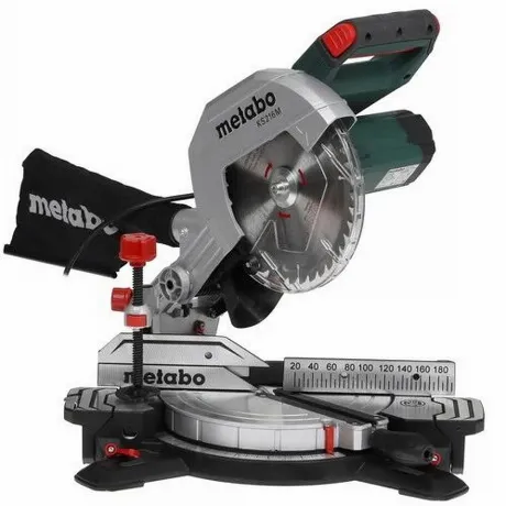 Торцовочная пила Metabo KS 216 M Set 1100Вт 5000об/мин d=216мм