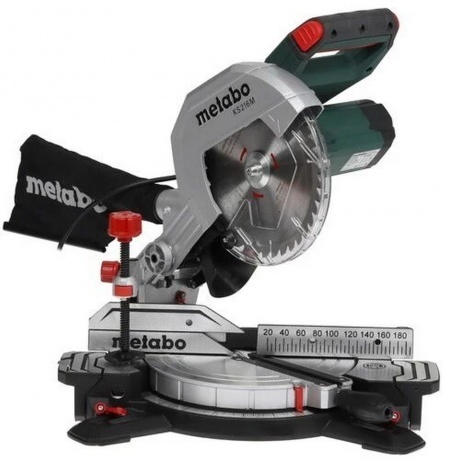 

Торцовочная пила Metabo KS 216 M 1100Вт 5000об/мин d=216мм
