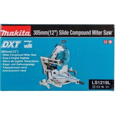 Торцовочная пила Makita LS1219L 1800Вт 3200об/мин d=305мм - фото 21
