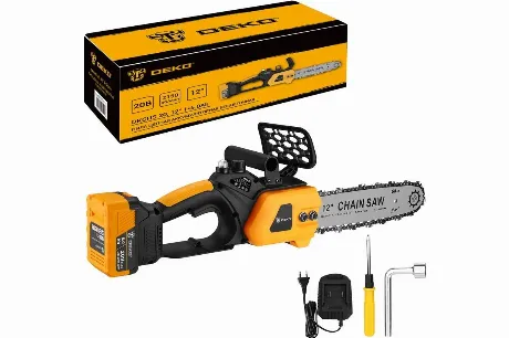 Пила цепная Deko DKCHS 20-12 аккум. дл.шины:12" (30cm) 1аккум. 5...