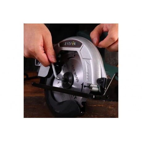 Дисковая (циркулярная) пила Zitrek ZKCS1400, 1400Вт, 165мм диск - фото 4