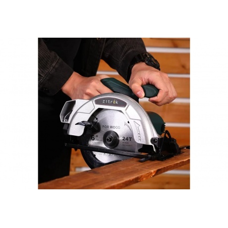 Дисковая (циркулярная) пила Zitrek ZKCS1400, 1400Вт, 165мм диск - фото 5