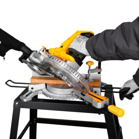 Торцовочная пила DEKO DKMS2100-255, со станиной, 2100Вт - фото 9