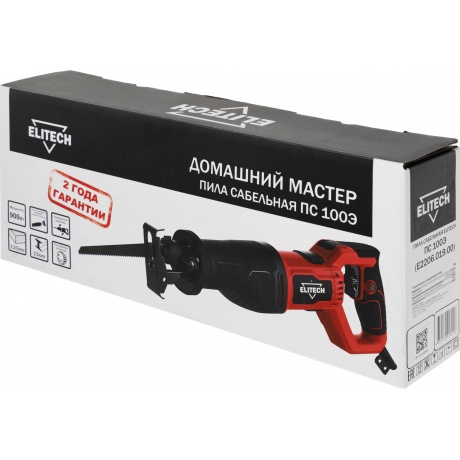 Сабельная пила Elitech ПС 100Э 900Вт 2800ход/мин (204028) - фото 12