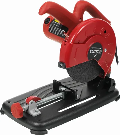 Отрезная пила Elitech ПМ 180 1300Вт 5000об/мин d=180мм
