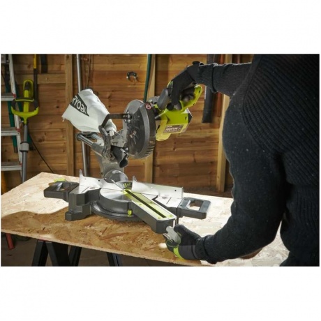 Пила торцовочная Ryobi 18В RMS18190-0 5133005502 - фото 11