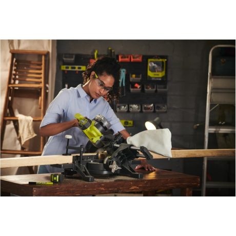 Пила торцовочная Ryobi 18В RMS18190-0 5133005502 - фото 17