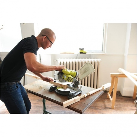 Пила торцовочная Ryobi 190mm ONE+ EMS190DCL 5133000932 - фото 9