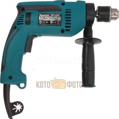 Дрель электрическая Makita HP1640 ударная - фото 2