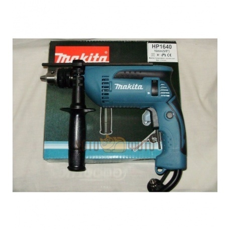 Дрель электрическая Makita HP1640 ударная - фото 3