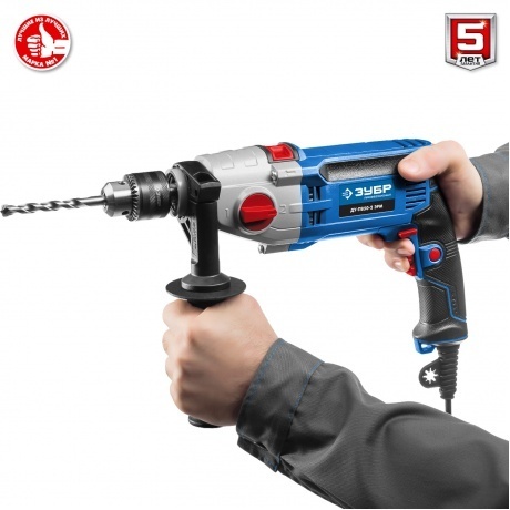 Дрель ударная Зубр ДУ-П850-2 ЭРМ - фото 6
