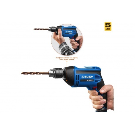 Дрель безударная Зубр ЗД-П550 ЭР - фото 6