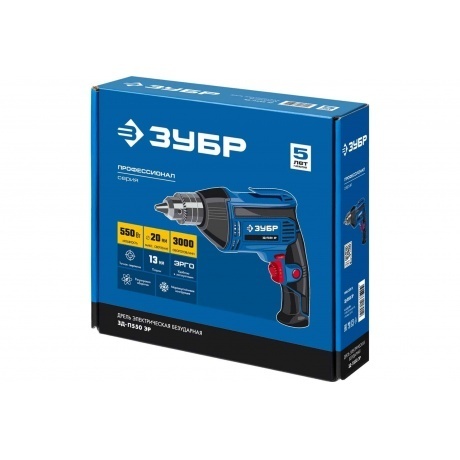 Дрель безударная Зубр ЗД-П550 ЭР - фото 7