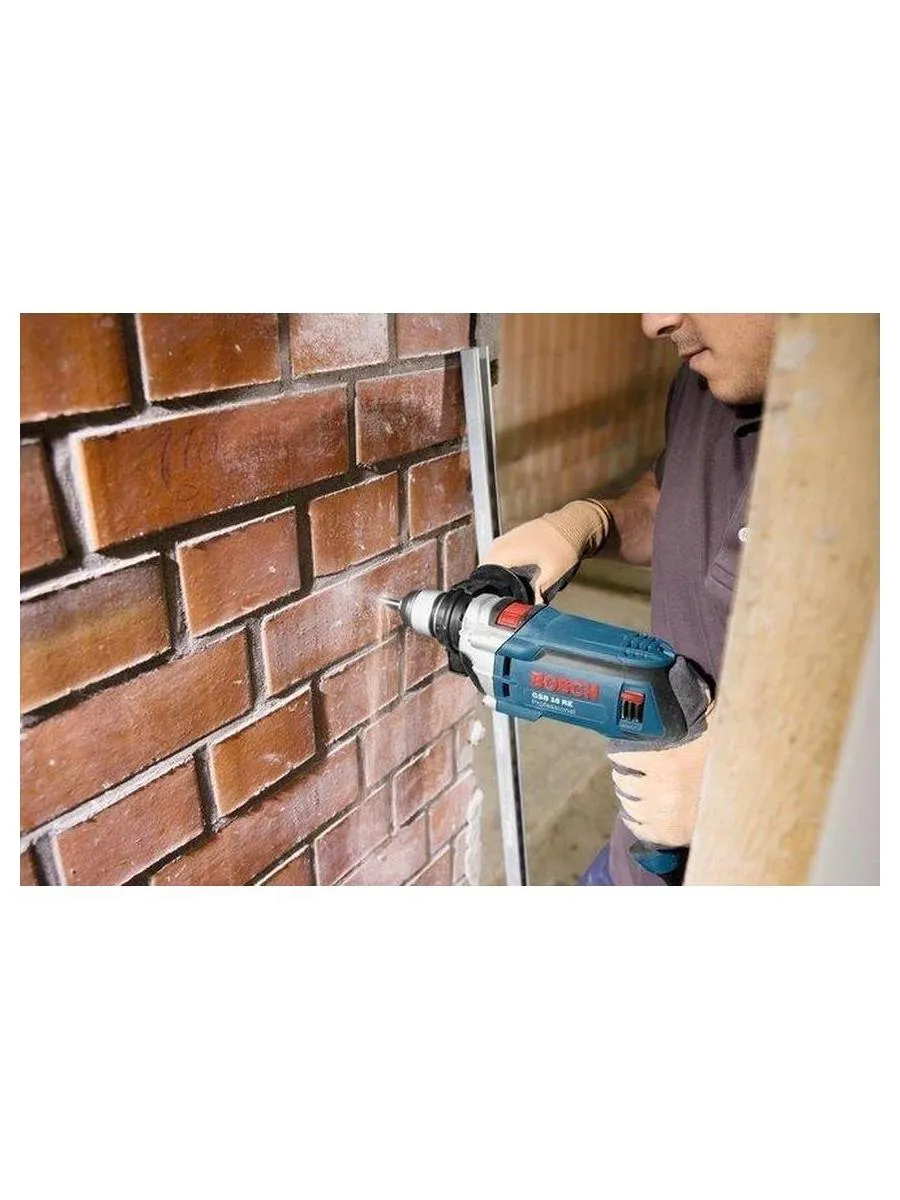 Дрель электрическая Bosch GSB 16 RE (0.601.14E.500) ударная - фото 5