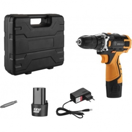Аккумуляторная дрель-шуруповерт DEKO Banger 12V SET 3 в кейсе, 2х2.0Ач, з/у - фото 5