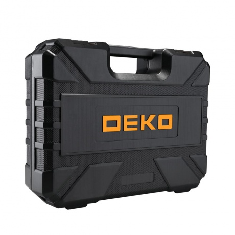 Аккумуляторная дрель-шуруповерт DEKO DKCD12FU-Li-Ion в кейсе + набор инструментов 104 шт, 12В, 2х1.5 Ач, з/у - фото 3