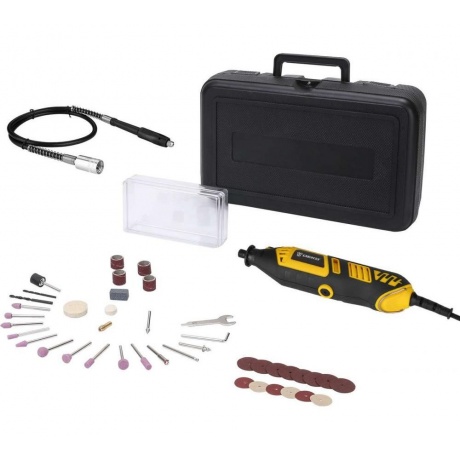 Электрический цифровой гравер 350Вт + набор 43 инструментов (кейс) DEKO DKRT350E-LCD 43 tools + case - фото 1
