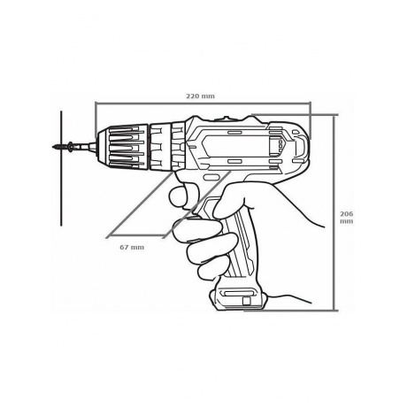 Дрель ударная Makita HP0300 320Вт патрон:быстрозажимной реверс - фото 11