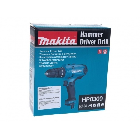 Дрель ударная Makita HP0300 320Вт патрон:быстрозажимной реверс - фото 9