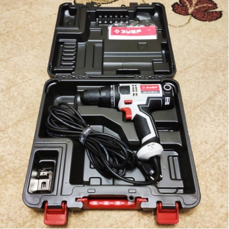 Дрель-шуруповерт сетевая ЗУБР 500 Вт, 45 Н·м, кейс, (ДШ-М3-500-2 К) - фото 8