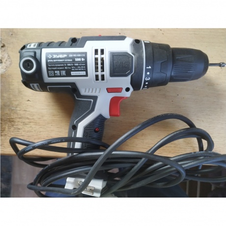 Дрель-шуруповерт сетевая ЗУБР 500 Вт, 45 Н·м, кейс, (ДШ-М3-500-2 К) - фото 10