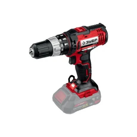Дрель-шуруповерт ударная ЗУБР С1-18, 18 В, 40 Н·м, без АКБ,  (ДШ...