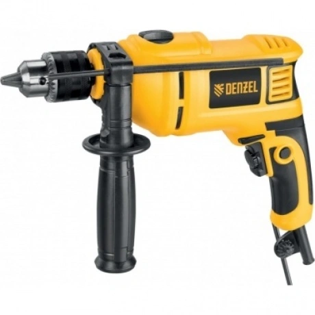 Дрель ударная ID-650, 650 Вт, 0-3000 об/мин, 48000 уд/мин Denzel
