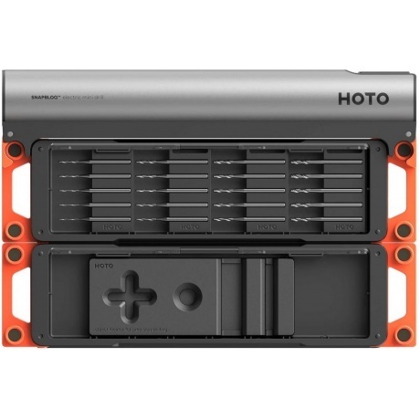 

Электрическая мини-дрель с набором свёрл HOTO SNAPBLOQ Electric Mini Drill Set (20 предметов, серый, красный, D-A03)